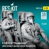 RESKIT RSF32-0068 F-105F/G Thunderchief pilots sitting in ejection seat for Trumpeter kit (2 pcs) (3D Printed) (1/32)